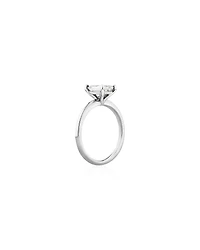 1.25 Carat Emerald Cut Laboratory-Grown Diamond Ring In 14kt White Gold