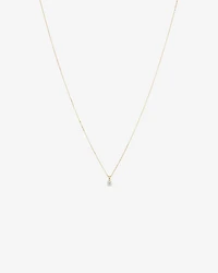 0.25 Carat TW Diamond Solitaire Pendant in 18kt Gold
