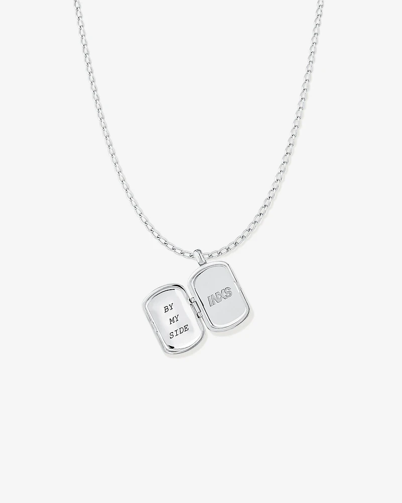 INXS By My Side Locket Pendant with Chain in Recycled Sterling Silver