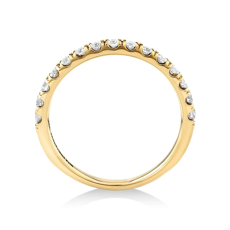 0.50 Carat TW Claw Set Diamond Ring in 18kt Yellow Gold