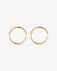 14mm Sleeper Earrings in 10kt Yellow Gold