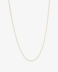 50cm (20") Fine Curb Chain in 10kt Yellow Gold