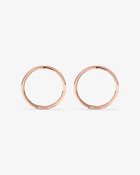 14mm Sleeper Earrings in 10kt Yellow Gold