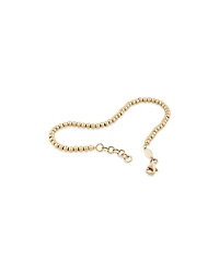 19cm (7.5") 2.5mm-3mm Width Bead Bracelet in 10kt Yellow Gold