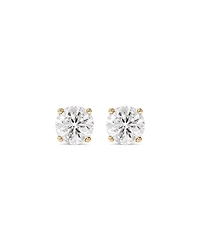 2.00 Carat TW Diamond Solitaire Stud Earrings in 18kt White Gold