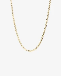 45cm (18") 5mm-5.5mm Width Hollow Belcher Chain in 10kt Yellow Gold