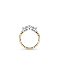 Wedding Ring with 1/2 Carat TW of Diamonds in 14kt Yellow & White Gold