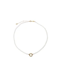 45cm (18") Cultured Freshwater Pearl Open Chain Necklace in 10kt Yellow Gold