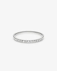 Wedding Band with 0.15 Carat TW of Diamonds in 14kt White Gold