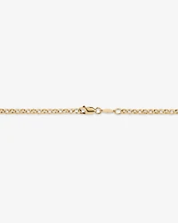 60cm (24") Oval Belcher Chain in 10kt Yellow Gold