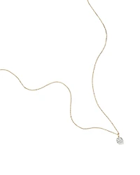 1.00 Carat TW Diamond Solitaire Pendant in 18kt White Gold