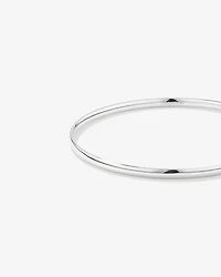 3.7mm Solid Round Bangle in Sterling Silver