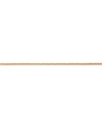 55cm (22") 5.1mm Width Solid Concave Bevelled Curb Chain in 10kt Yellow Gold