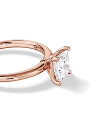 1.25 Carat TW Princess Cut Laboratory-Grown Diamond Solitaire Engagement Ring In 14kt White Gold