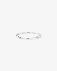 62mm Polished Oval Twist Bangle in Sterling Silver