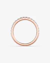 Alliance en or blanc 14 K avec diamants totalisant 0,50 ct