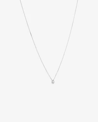 0.23 Carat TW Pear Diamond Halo Pendant in 10kt White Gold