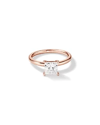 1.25 Carat TW Princess Cut Laboratory-Grown Diamond Solitaire Engagement Ring In 14kt White Gold
