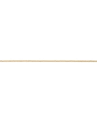 55cm (22") 3.75mm Width Solid Flat Bevelled Curb Chain in 10kt Yellow Gold
