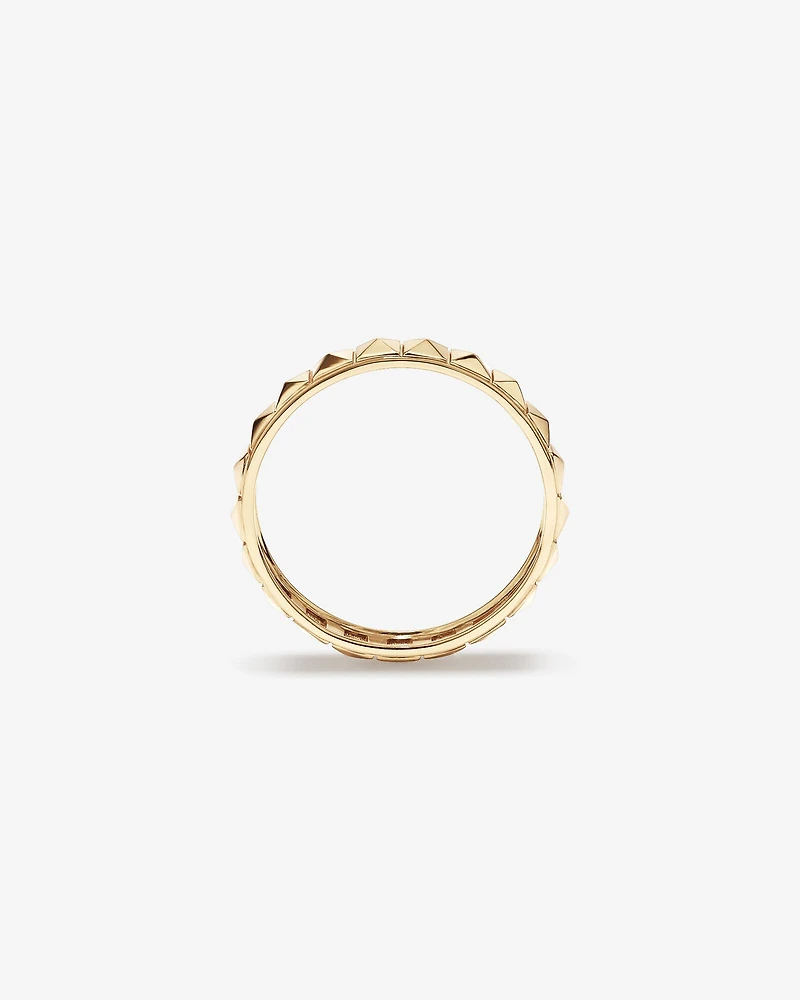 Bague Linéaire Signature Connect en Or Jaune 10 kt