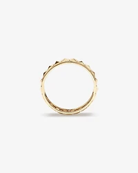 Bague Linéaire Signature Connect en Or Jaune 10 kt