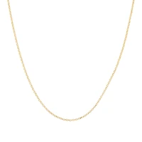 45cm (18") Solid Belcher Chain in 10kt White Gold