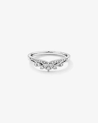 Wedding Ring with 0.23 Carat TW of Diamonds in 14kt White Gold