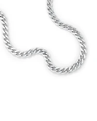 13mm Curb Chain in Sterling Silver