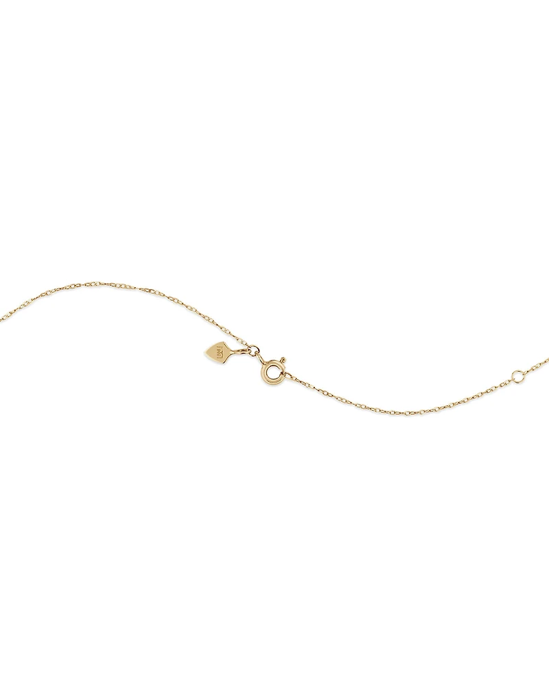 Pendentif en or jaune 10 K avec perle baroque d’eau douce de culture
