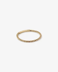 Twisted Band Ring in 10kt Yellow Gold
