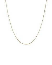 45cm (18") Hollow Round Box Chain in 14kt Yellow Gold