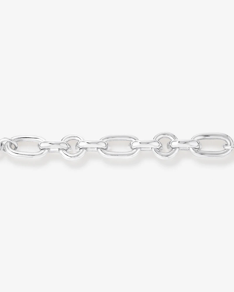 Bold Link Bracelet in Sterling Silver