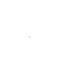 Bracelet De Naissance En Opale De 19 Cm (7,5") En Or Jaune 10 Carats