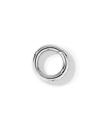 Connecteur pendentif cercle poli en argent sterling