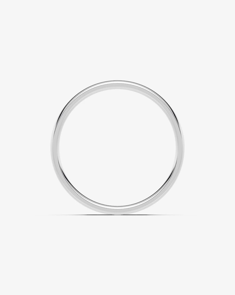 6mm Half Round Polished Wedding Band 10kt Yellow Gold