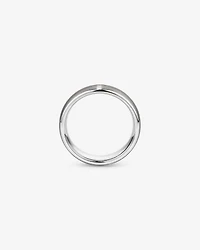 6mm Polished and Brushed Tungsten Wedding Band