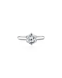 Certified Solitaire Engagement Ring with A 1 1/2 Carat TW Diamond in 18kt White Gold