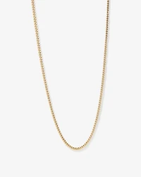 55cm (22") 4.2mm Width Semi Solid Diamond Cut Curb Chain in 10kt Yellow Gold