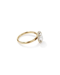 1.46 Carat TW Oval Cut Laboratory-Grown Diamond Halo Engagement Ring in 14kt Rose and White Gold