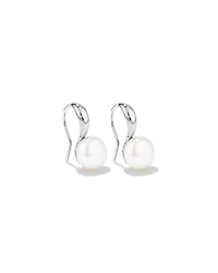 Hook Earrings with Freshwater Pearls in Sterling Silver