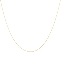 45cm (18") 0.8mm Cable Chain in 10kt Yellow Gold