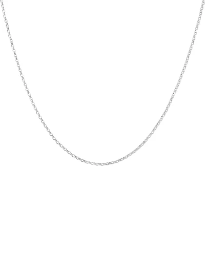 45cm (18") 1mm-1.5mm Width Diamond Cut Belcher Chain in 18kt Yellow Gold