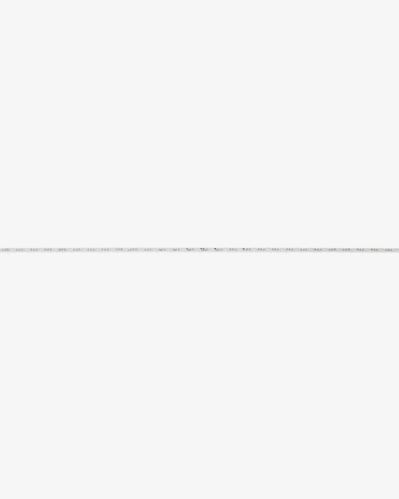 50cm (20") 1.6mm Width Figaro Chain Necklace in Sterling Silver