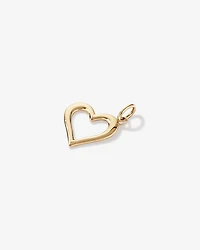 Open Love Heart Pendant in 10kt Yellow Gold