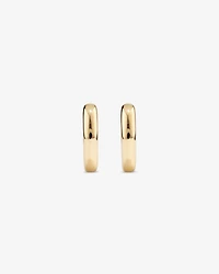 8mm Polished Huggies In 10kt Yellow Gold
