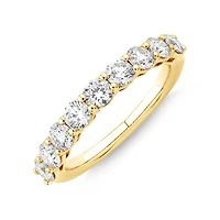 Ring with 1.30 Carat TW Laboratory Grown Diamonds in 14kt White Gold