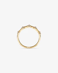 Diamond Studded Ring in 10kt Yellow Gold