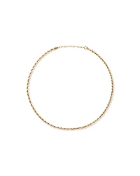 50cm (20") 4.4mm Width Hollow Rope Chain in 10kt Yellow Gold