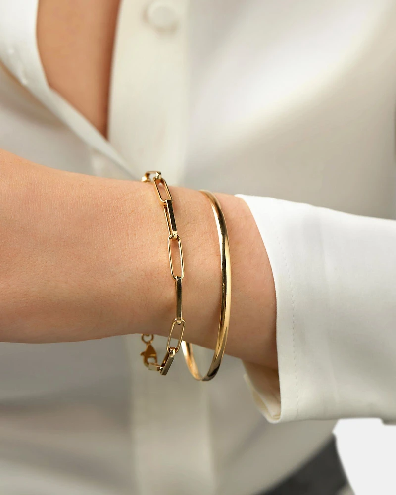 65mm Bangle in 10kt Yellow Gold