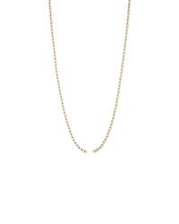 60cm (24") Round Paperclip Open Pendant Chain in 10kt Yellow Gold
